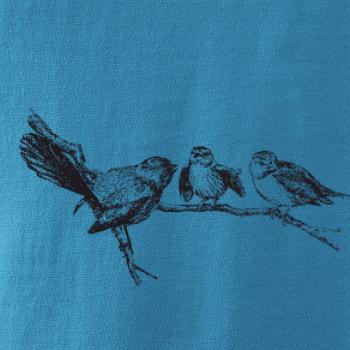 Ptáčci na větvi malovaní