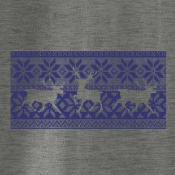 Jelen ve vánočním vzoru