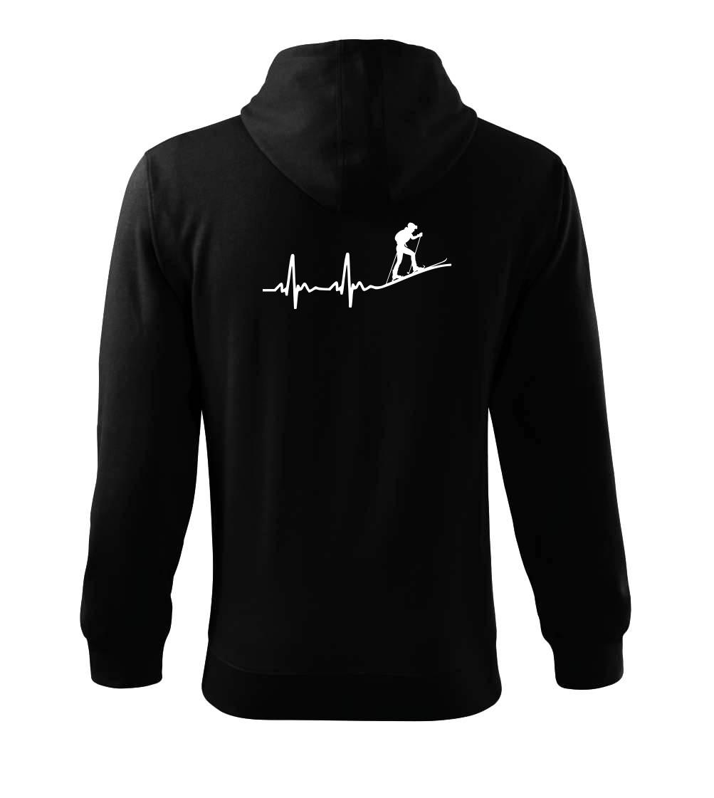 EKG skialpinismus - Mikina s kapucí na zip trendy zipper
