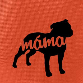 Stafordširský bullteriér máma obrys