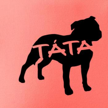 Stafordširský bullteriér táta obrys