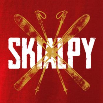 Skialpy nápis lyže