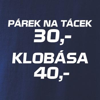 Párek na tácek a klobása
