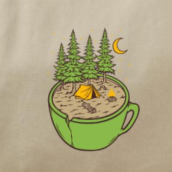 Hrnek plný stanování