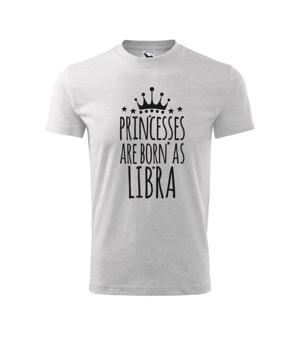 Princesses are born as Libra - Váhy - Triko dětské basic