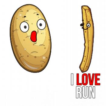 Brambory I love run