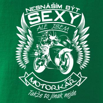 Nesnáším být sexy - motorkář, motorkářka (motorka) Nesnáším být sexy - motorkář, motorkářka (motorka)