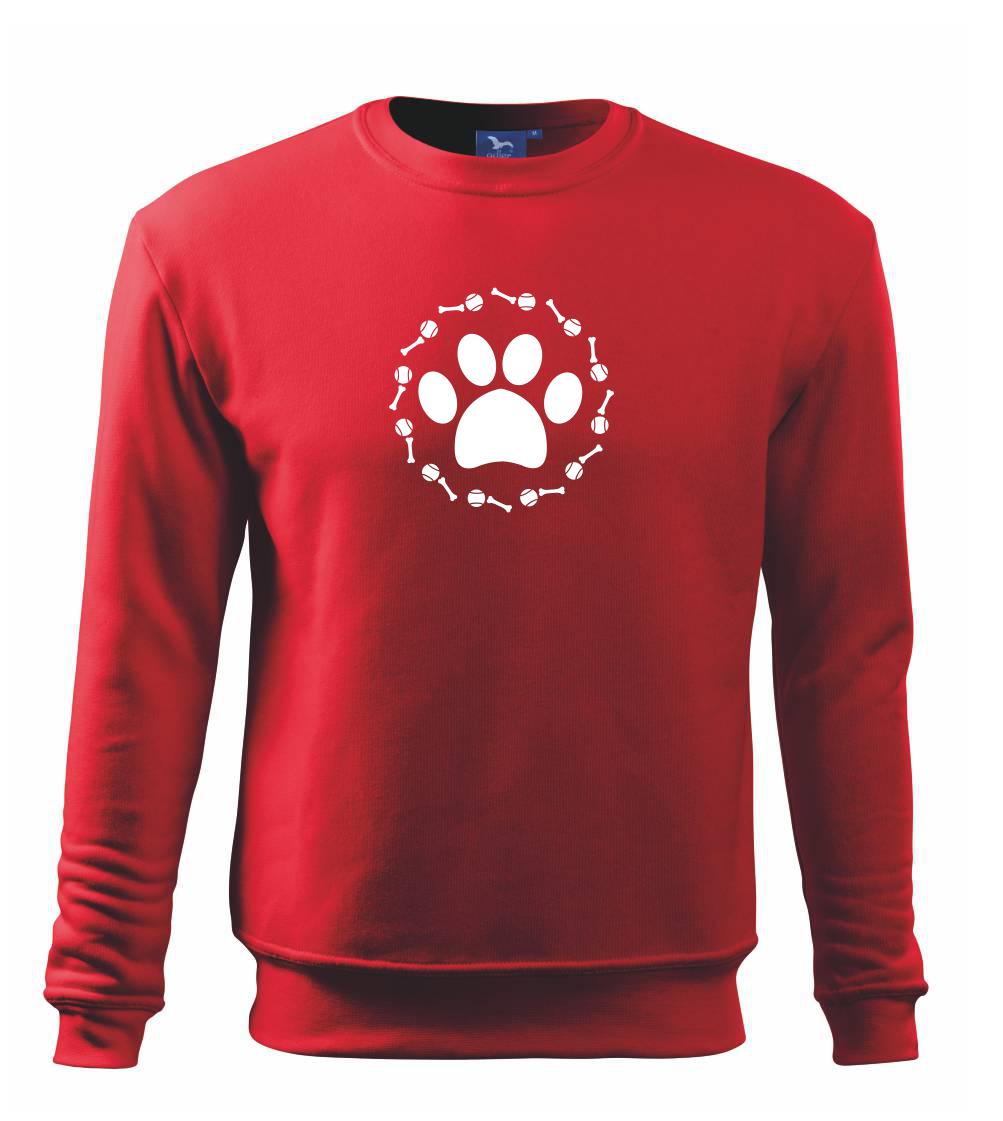 Tlapka míč kost pes