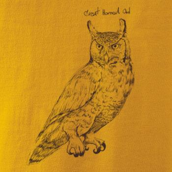 Výr virginský great horned owl