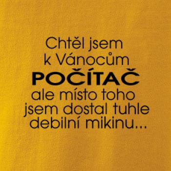 Chtěl jsem k Vánocům počítač