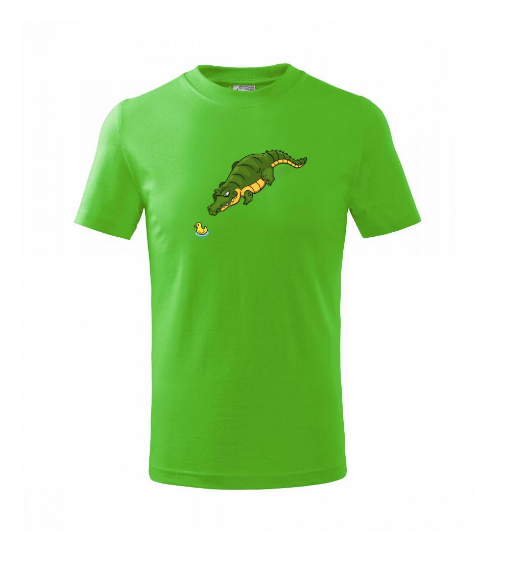 Krokodýl zelený s kačenkou