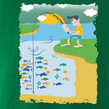Rybář který má smůlu barevný