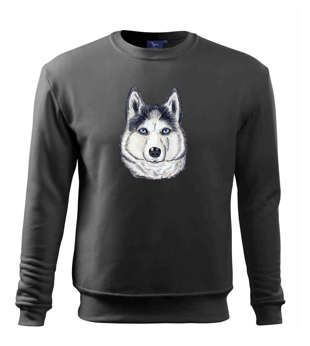 Husky hlava - kreslený