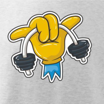 Comics ruka a činka