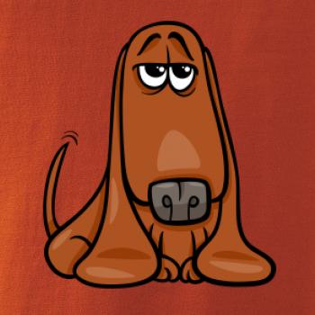 Baset - kreslený hnědý