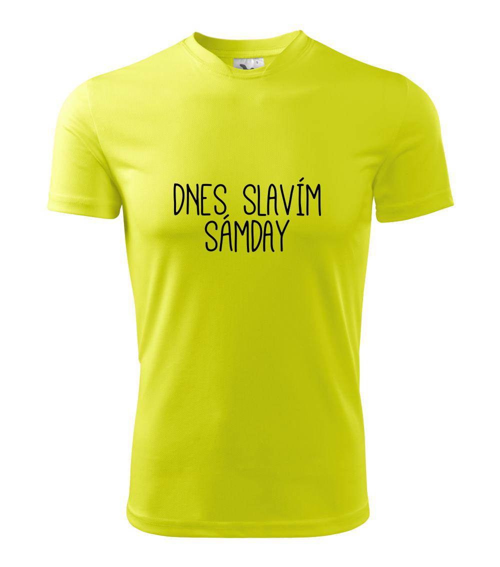 Dnes slavím Sámday - Dětské triko Fantasy sportovní (dresovina)
