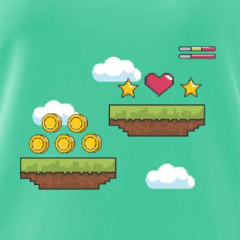 Gamer - stará hra - mince a mraky