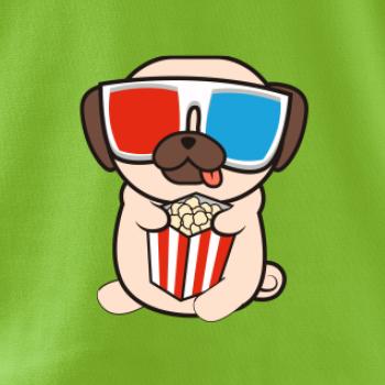 Mops a 3D brýle