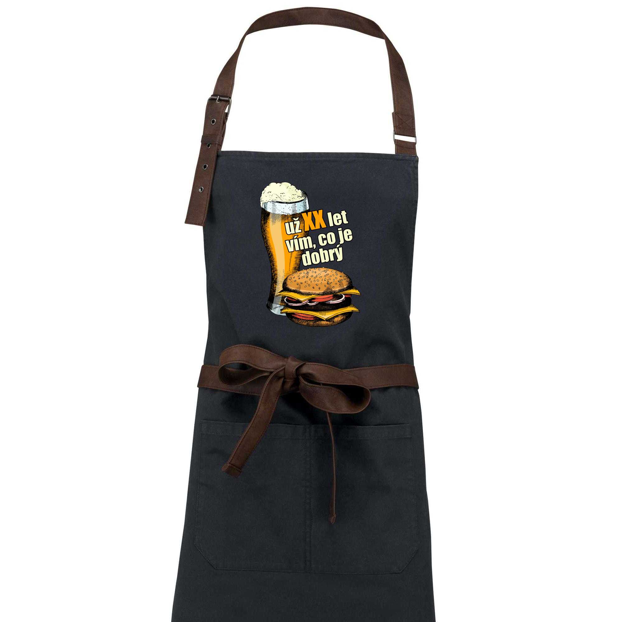 Pivo a burger vím co je dobrý