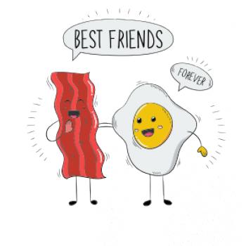 BFF slanina a vajíčko