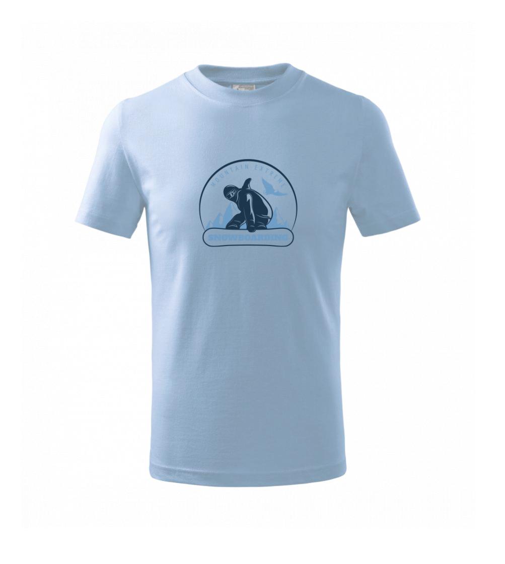 Mountain extreme snowboarding kulaté