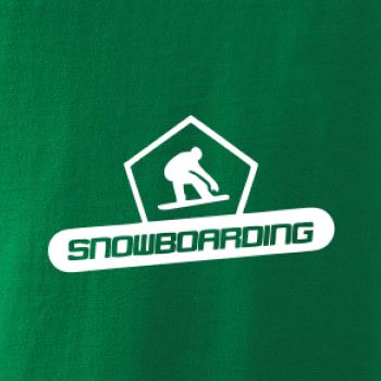 Snowboarding nápis logo Snowboarding nápis logo