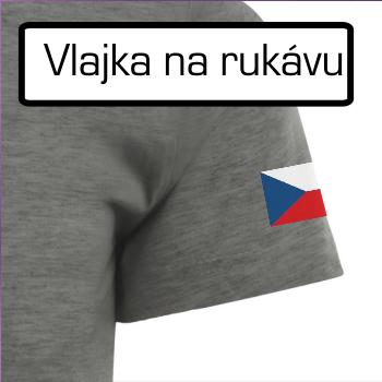 Česká vlajka na rukávu