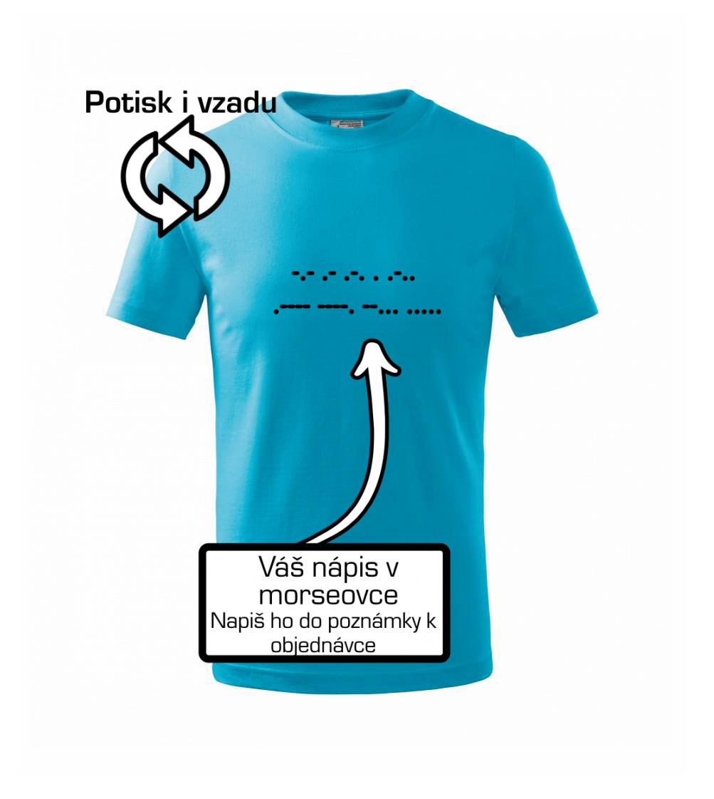 Morseovka - váš nápis