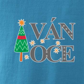 Napis Vánoce se stromkem