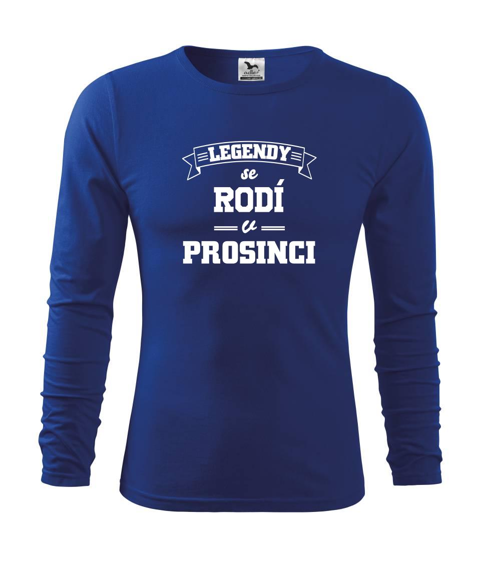 Legendy se rodí v prosinci - Triko dětské Long Sleeve