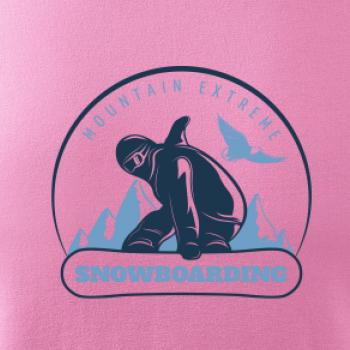 Mountain extreme snowboarding kulaté