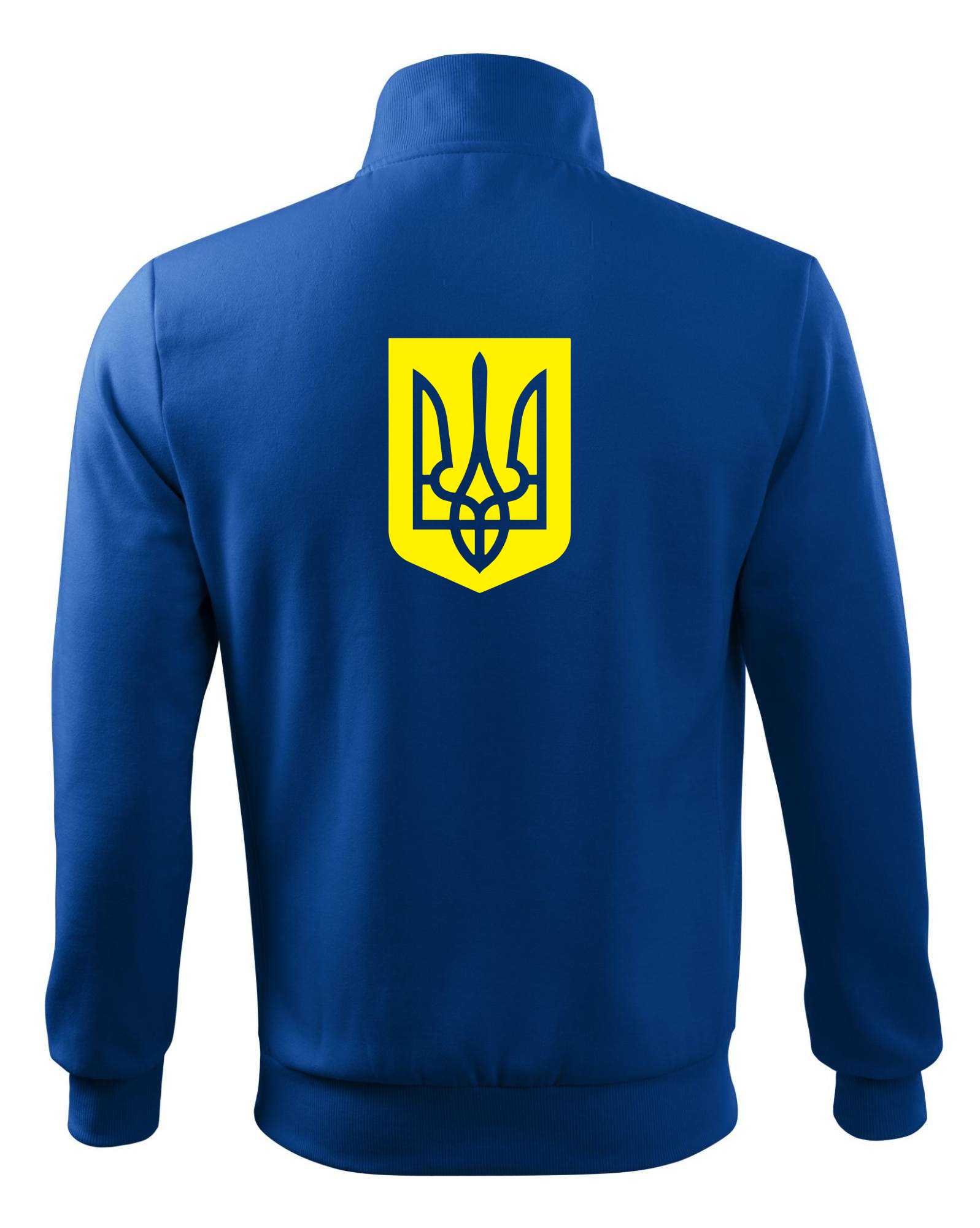 Ukrajina znak žlutý - Mikina bez kapuce Adventure