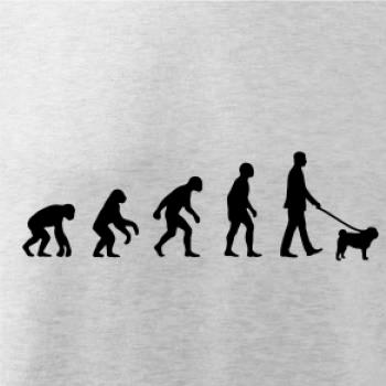 Evoluce pes Mops (muž-žena)