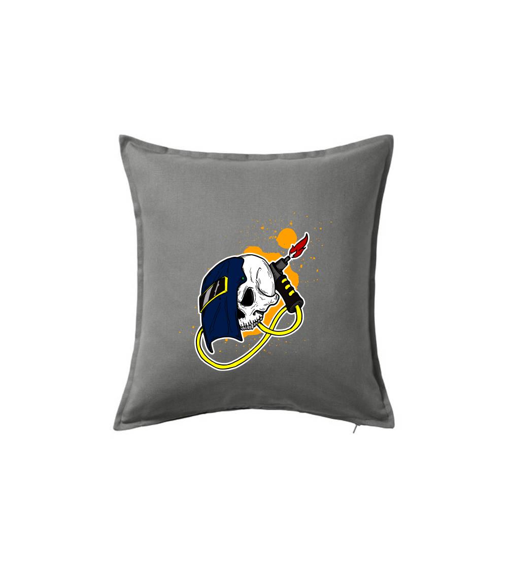 Svářeč - kreslená lebka