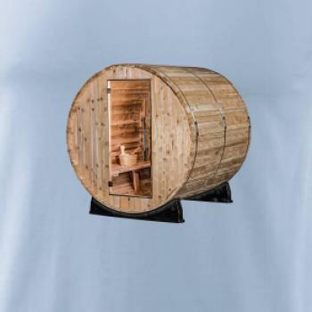 Venkovní sauna z boku