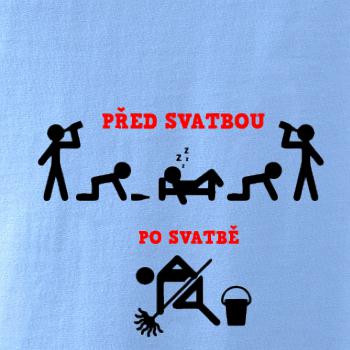 Před a po - svatba párty