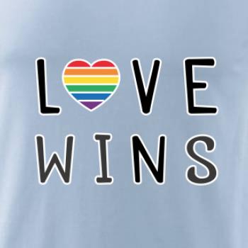 Love wins nápis