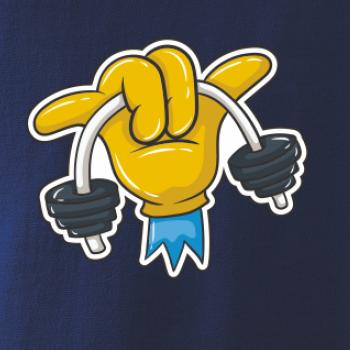 Comics ruka a činka