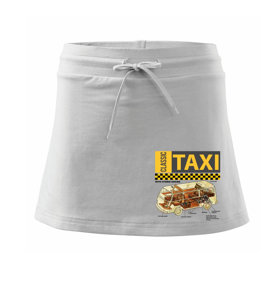 Classic taxi - Sportovní sukně - two in one