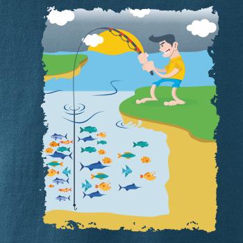 Rybář který má smůlu barevný