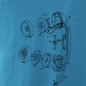 Nákres telefonní sluchátko staré