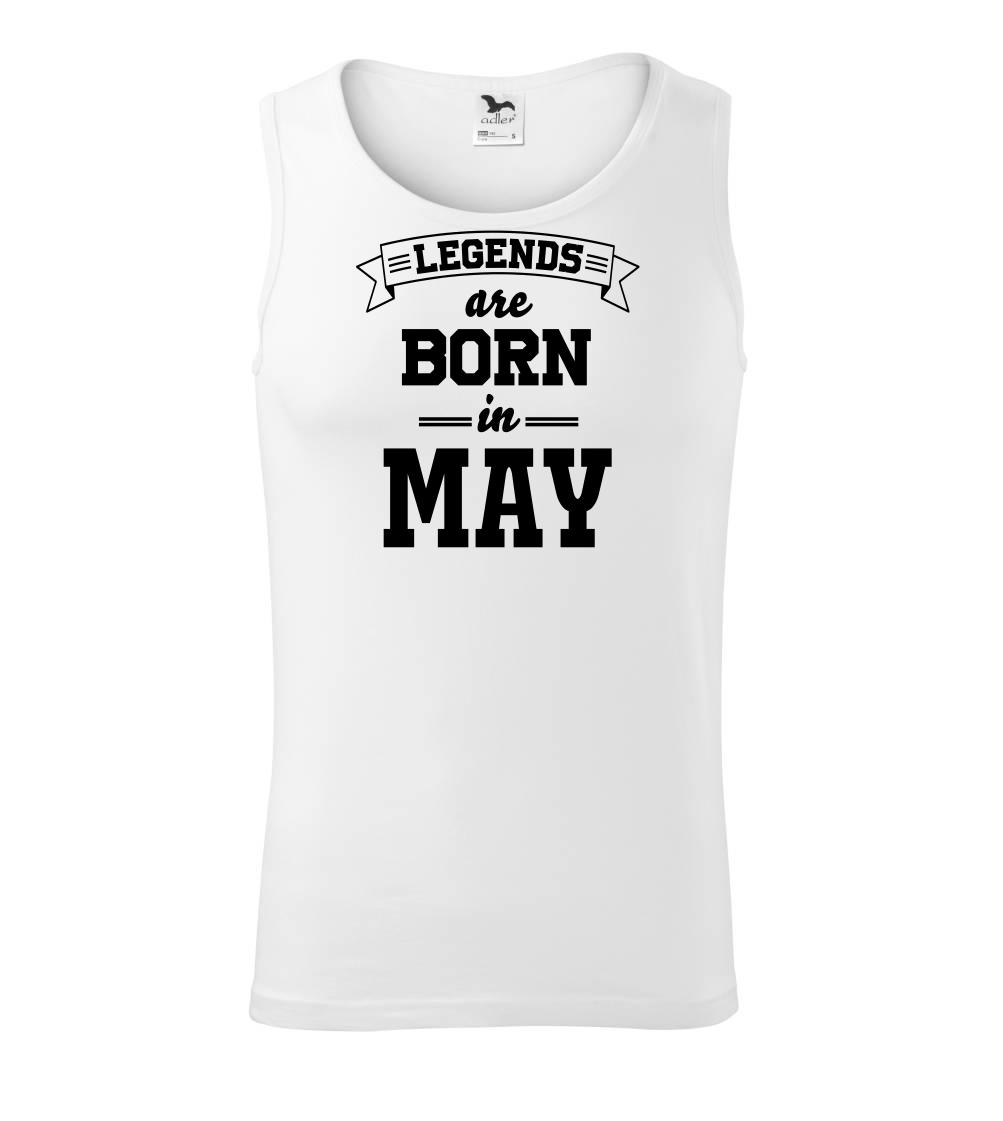 Legends are born in May - Tílko pánské Core