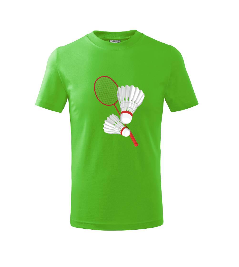 Badminton - pálka a košík Badminton - pálka a košík