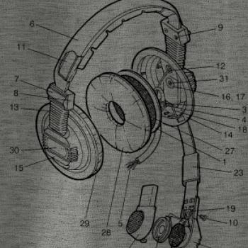 Nákres sluchátko pro pilota