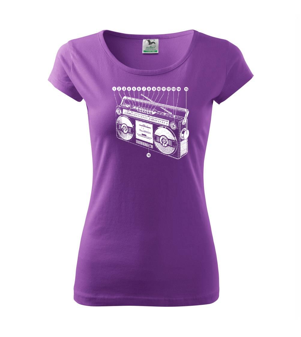 Nákres starý magnetofon