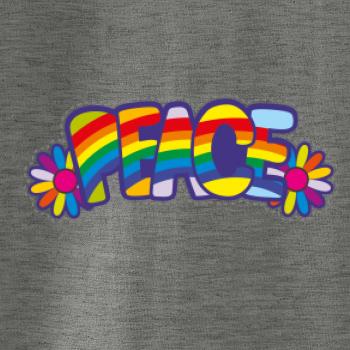 Peace nápis duhový Peace nápis duhový
