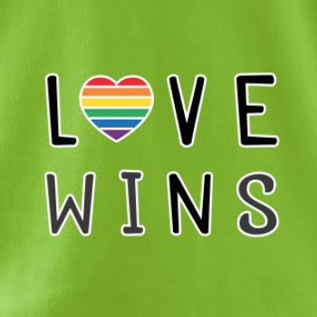 Love wins nápis