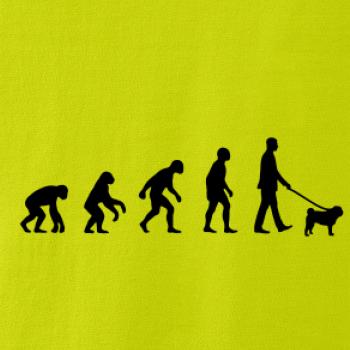 Evoluce pes Mops (muž-žena)