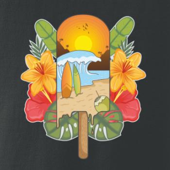 Léto, nanuk, moře, pláž