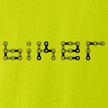 Biker nápis řetěz